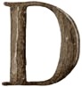 a wooden letter d with a white background.jpg